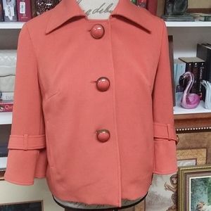 Focus 2000 Tangerine Blazer Size 4